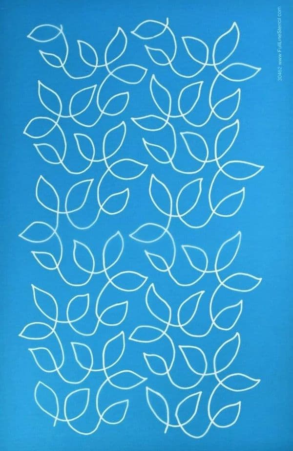 Meandering Leaves Stencil (Large)