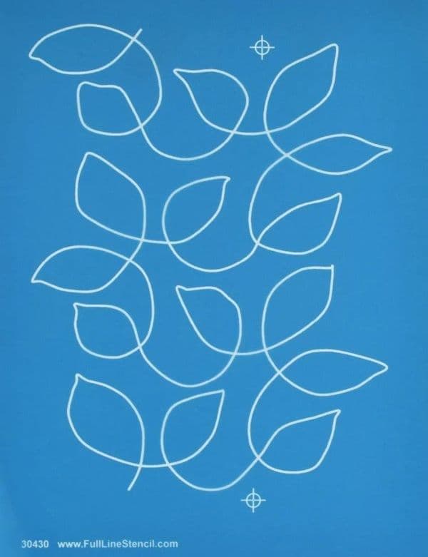 Meandering Leaves Stencil (Small)