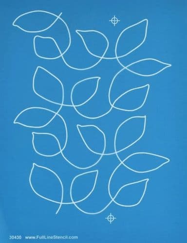 Meandering Leaves Stencil (Small)