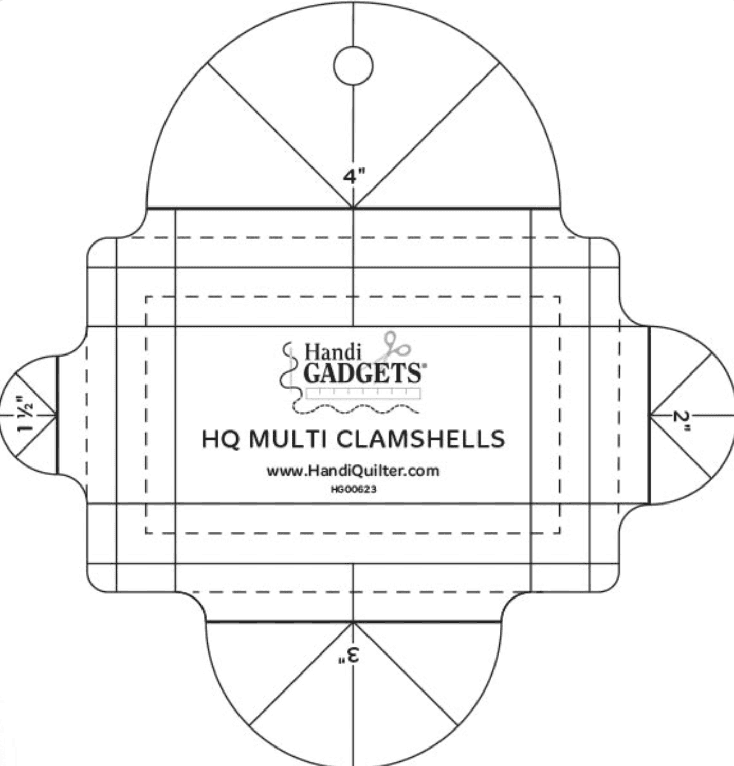 thumbnail image 2 of HQ Multi Clamshells – ½\" – 4″ Ruler 2 of 14