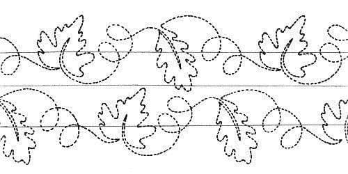 My Favourite Leaves 6" Pantograph 12' Roll