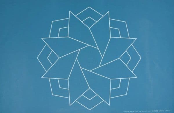 Ninjastar Stencil