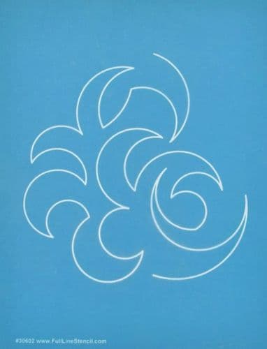 Overall Swirl Stencil