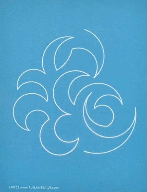 Overall Swirl Stencil