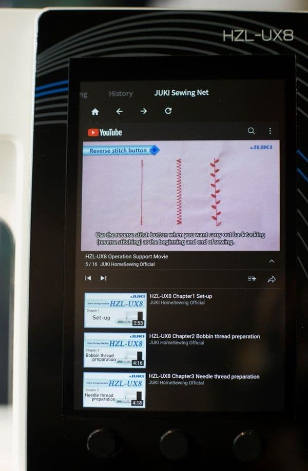 PRE-LOVED Juki HZL-UX8 Kirei Sewing Machine - SAVE £900