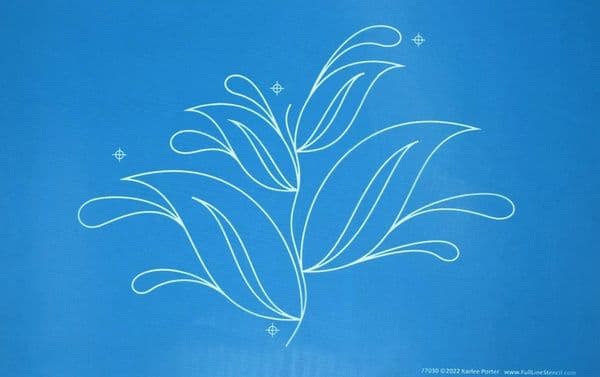 Rainforest Leaf Stencil