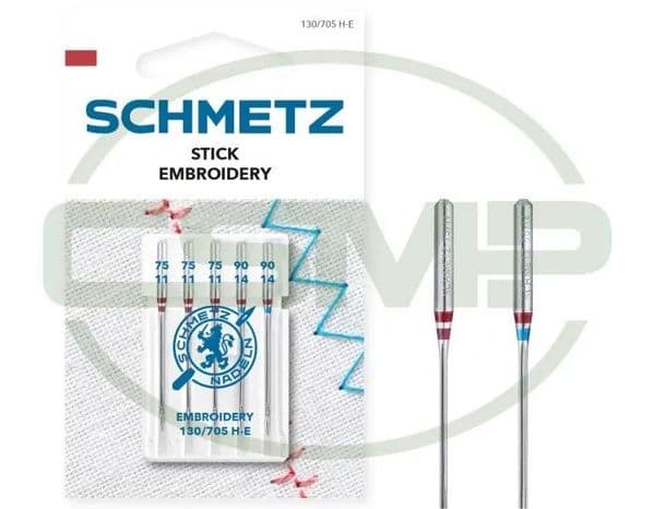 Schmetz Embroidery Needles Size 75-90 Pack of 5