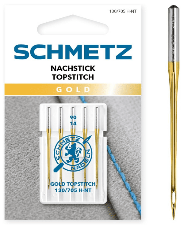 Schmetz Gold Topstitch Needles Size 90/14 Pack of 5