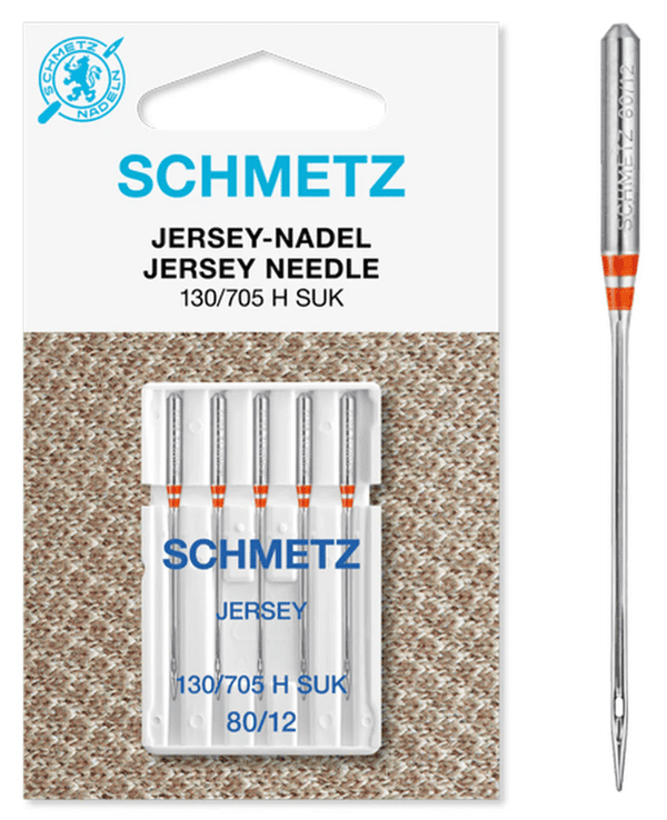 Schmetz Jersey/Ballpoint Needles size 80/12 Pack of 5