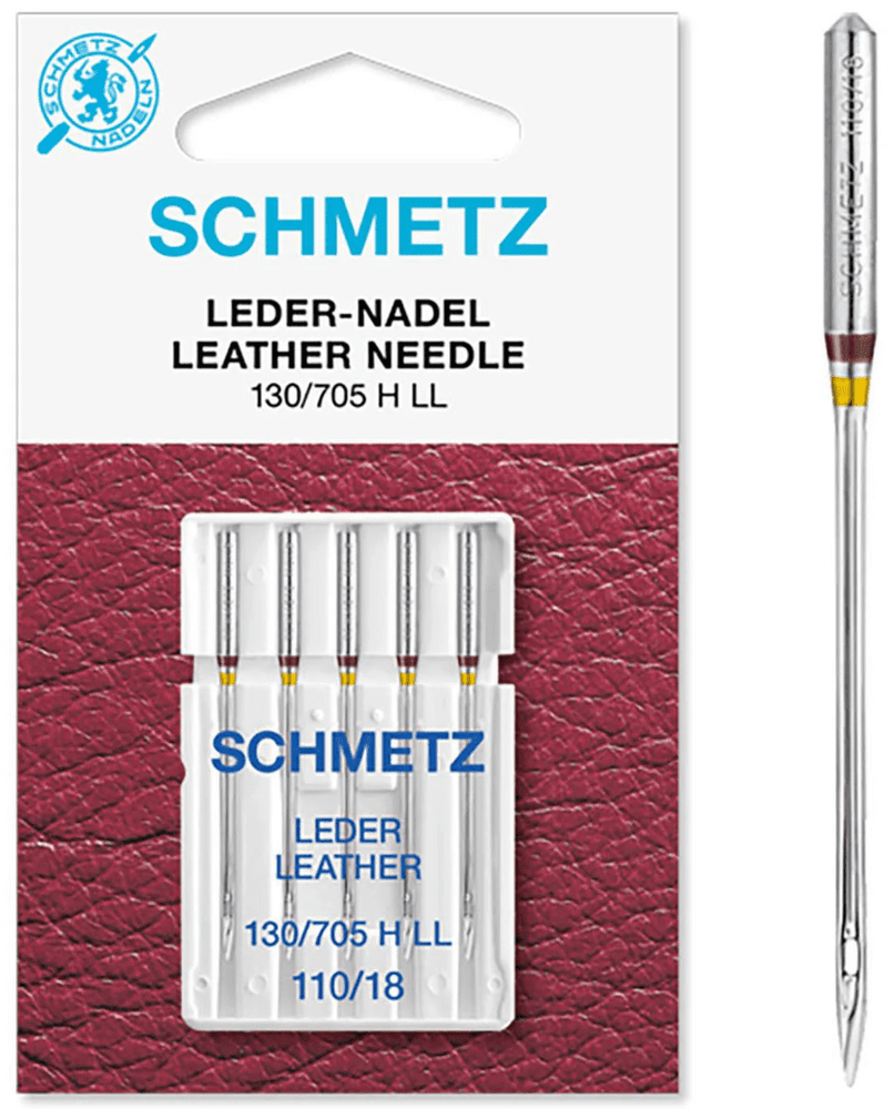 Schmetz Leather Needles Size 110/18 Pack of 5