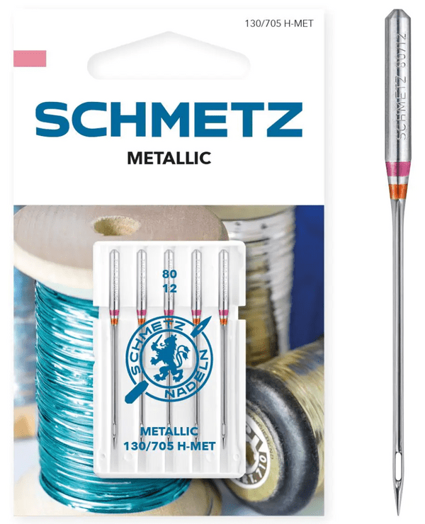 Schmetz Metallic Needles Size 80/12 Pack of 5
