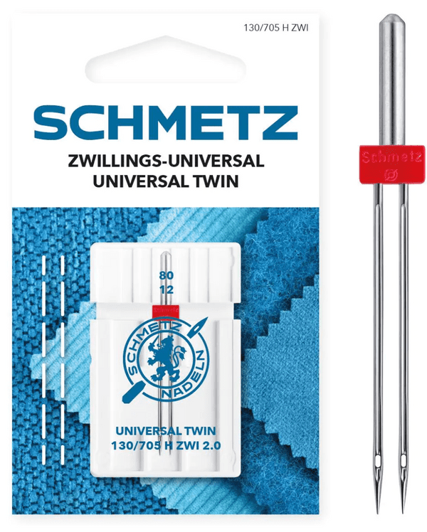 Schmetz Twin Needle Size 2.0/80 Pack of 1