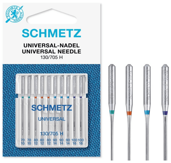 Schmetz Universal Needles Assorted 70/80/90/100 Pack of 10