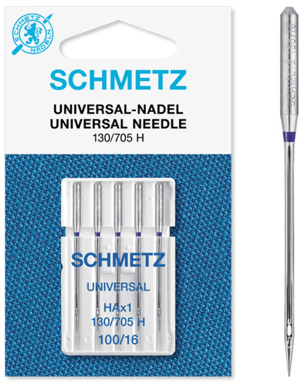 Schmetz Universal Needles Size 100/16 Pack of 5