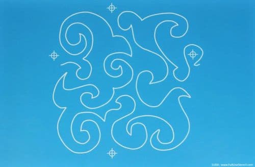 Sherry's Meander Stencil (Large)