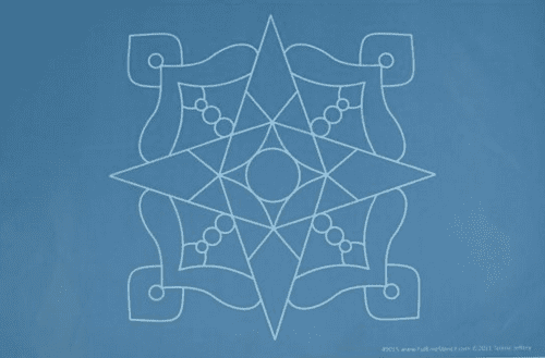 Shine Like a Diamond 10" Stencil