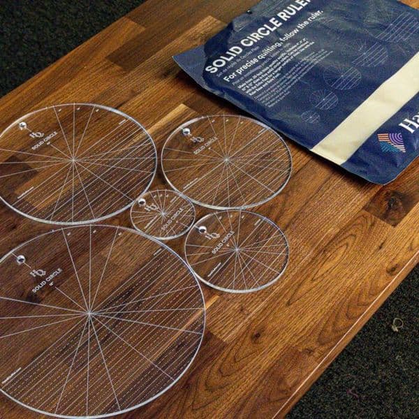 Solid Circle Ruler Set (of 5)