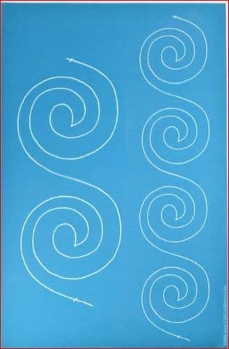 Spiral Border Stencil