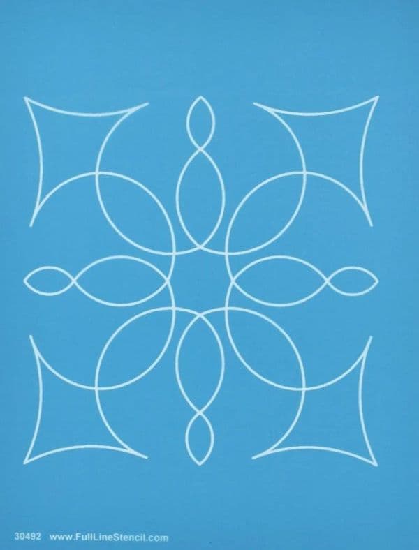Square Dance Stencil