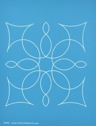 Square Dance Stencil