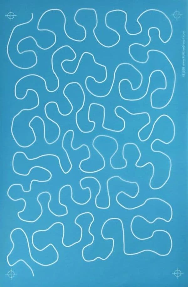 Stipple Meander Stencil
