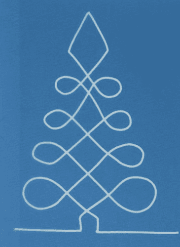 Tree of Light Charm Stencil (3¾" x 3¾")