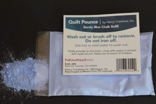 Ultimate Quilt Pounce Powder Refill (Barely Blue) 2 oz