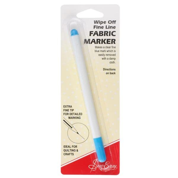 Wipe Off Fine Line Fabric Marker (Water erasable)