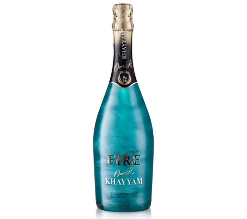 6 x Fire Sky - Premium Sparkling Wine with Visual Effect - Blueberry