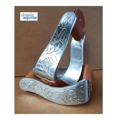 Aluminium Show Curved Stirrups.