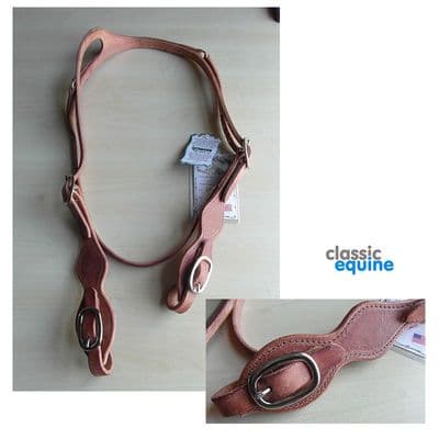 Buckaroo Shapear Headstall - Light Oil
