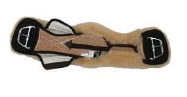 Ceinture De Saut Anglaise Crescent Mattes Avec Housse Peau De Mouton, Taille 51 (neuve)