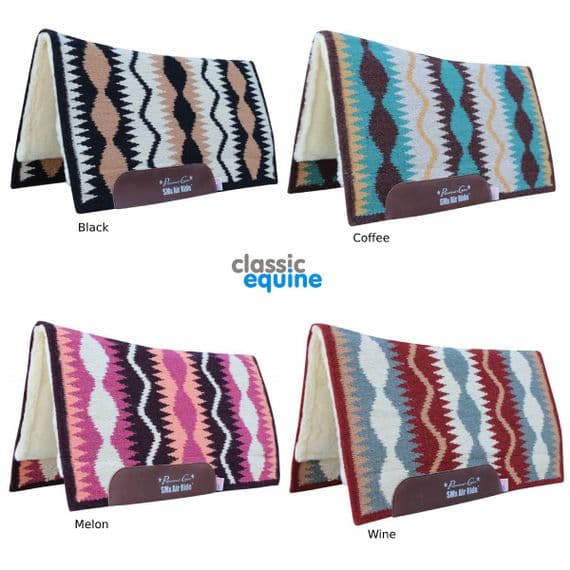 Professional's Choice Comfort-Fit SMx Air Ride Western Pad - Serpentine