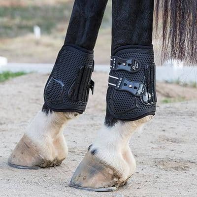 Professional's Choice Pro Mesh TPU REAR Show Jump Boots - Black