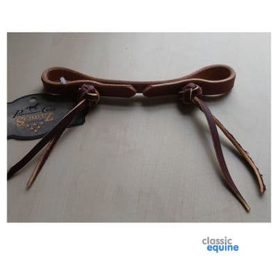 Schutz Brothers Pineapple Knot Chin Strap - Harness Leather