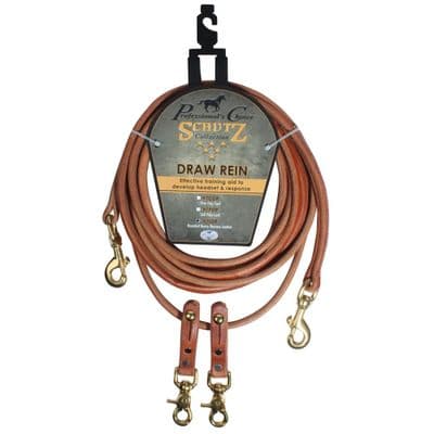 Schutz Brothers Rounded Leather Draw Reins