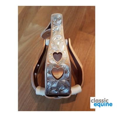 Show Stirrups with Heart Cut Out