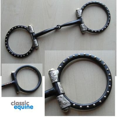 Snaffle Show Bit - Brown Steel