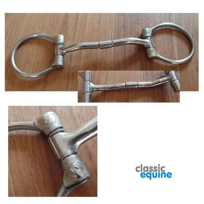 Stainless Steel D-Ring Bit with Billy Allen Mouthpiece