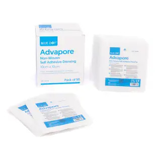 Advapore Self Adherent Dressing 10cm x 10cm Pack 50