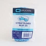 Blue Nitrile Powder Free Gloves Pair