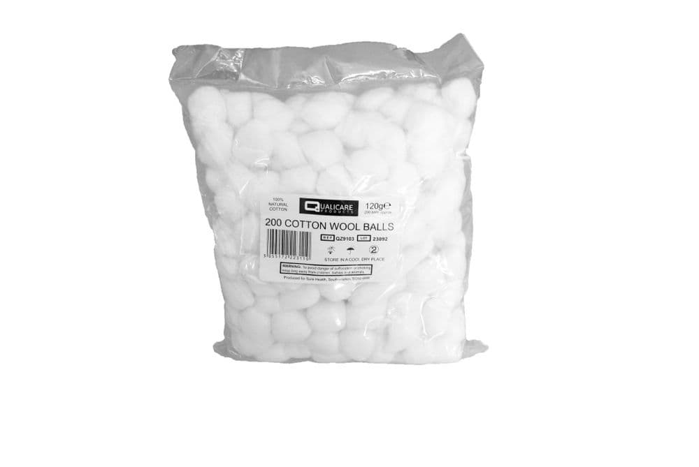 Cotton Wool Balls BP Large Pack 200