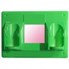 Empty Eyewash Station With Mirror