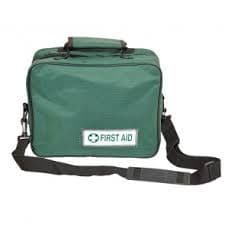 Green Satchel Bag With Shoulder Strap
