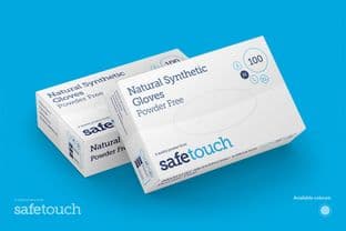 Synthetic Stretch Powder Free Gloves Small Box 100