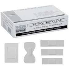 Washproof Plasters Clear Assorted (Steroplast) Pack 100