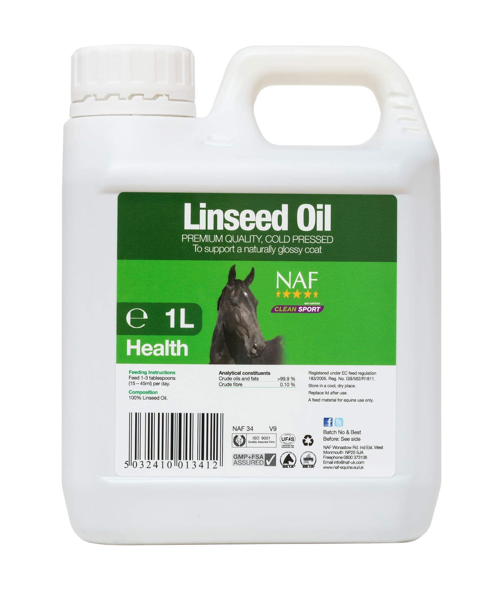 Linseed oil 1ltr Cold pressed