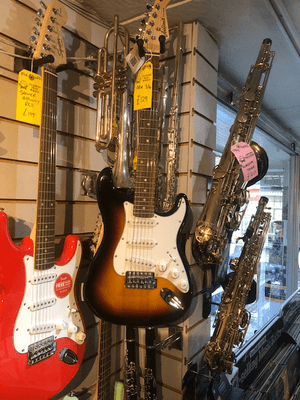 Aria 3/4 Size Electric Guitar Sunburst