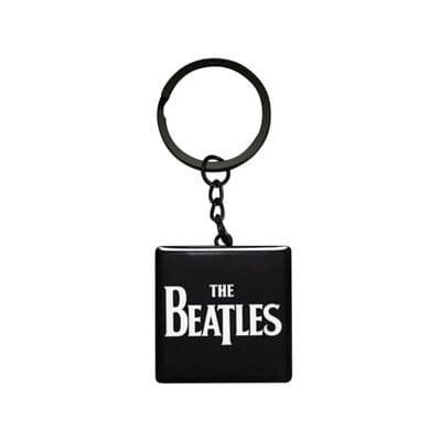 Beatles Keyring - Beatles Logo (Black)