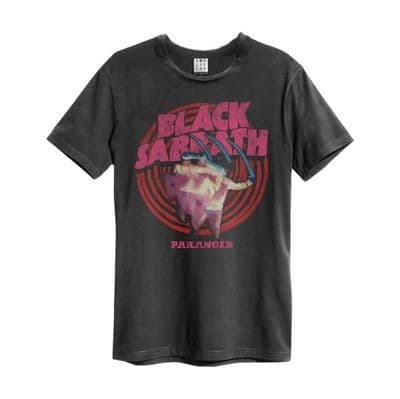 Black Sabbath - Paranoid Amplified Vintage Charcoal X Large T Shirt